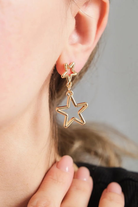 Heliophilia Silver Pendientes de Latón con Circonio en Dorado